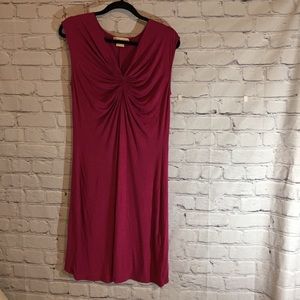 Michael Kors fuschia knit dress Sz L